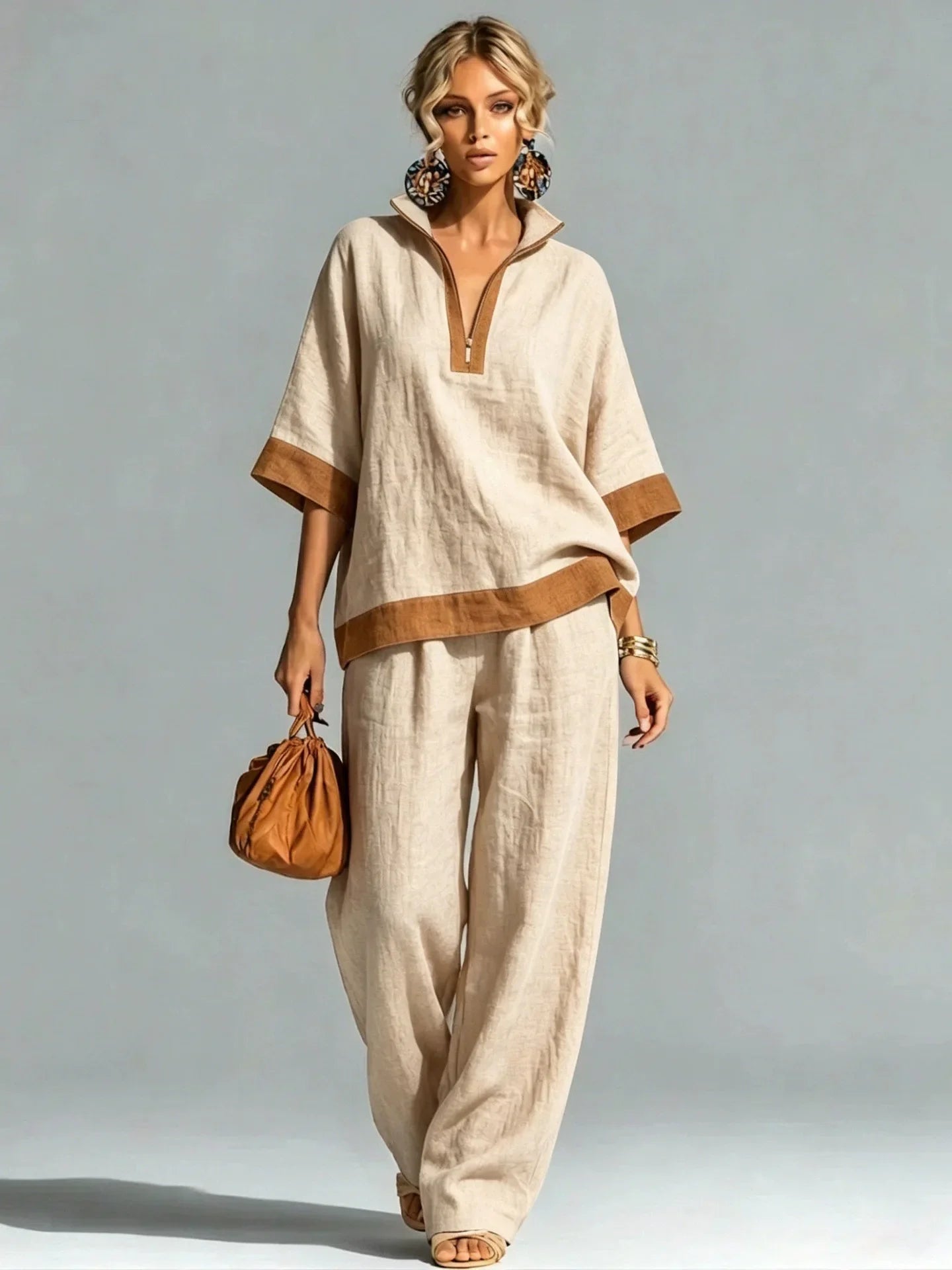 Beige / XXXL - UK 20