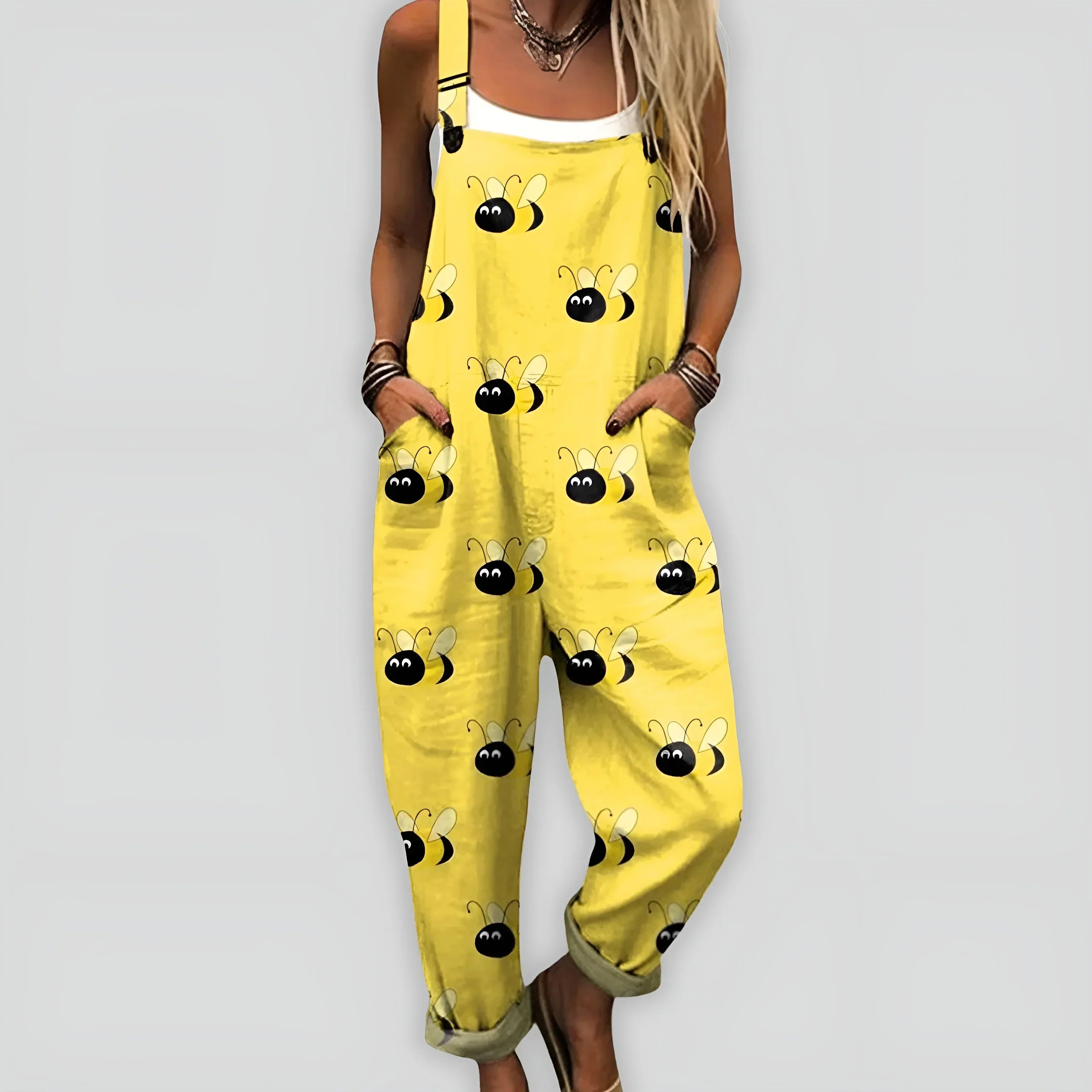Yellow with bees / 3XL