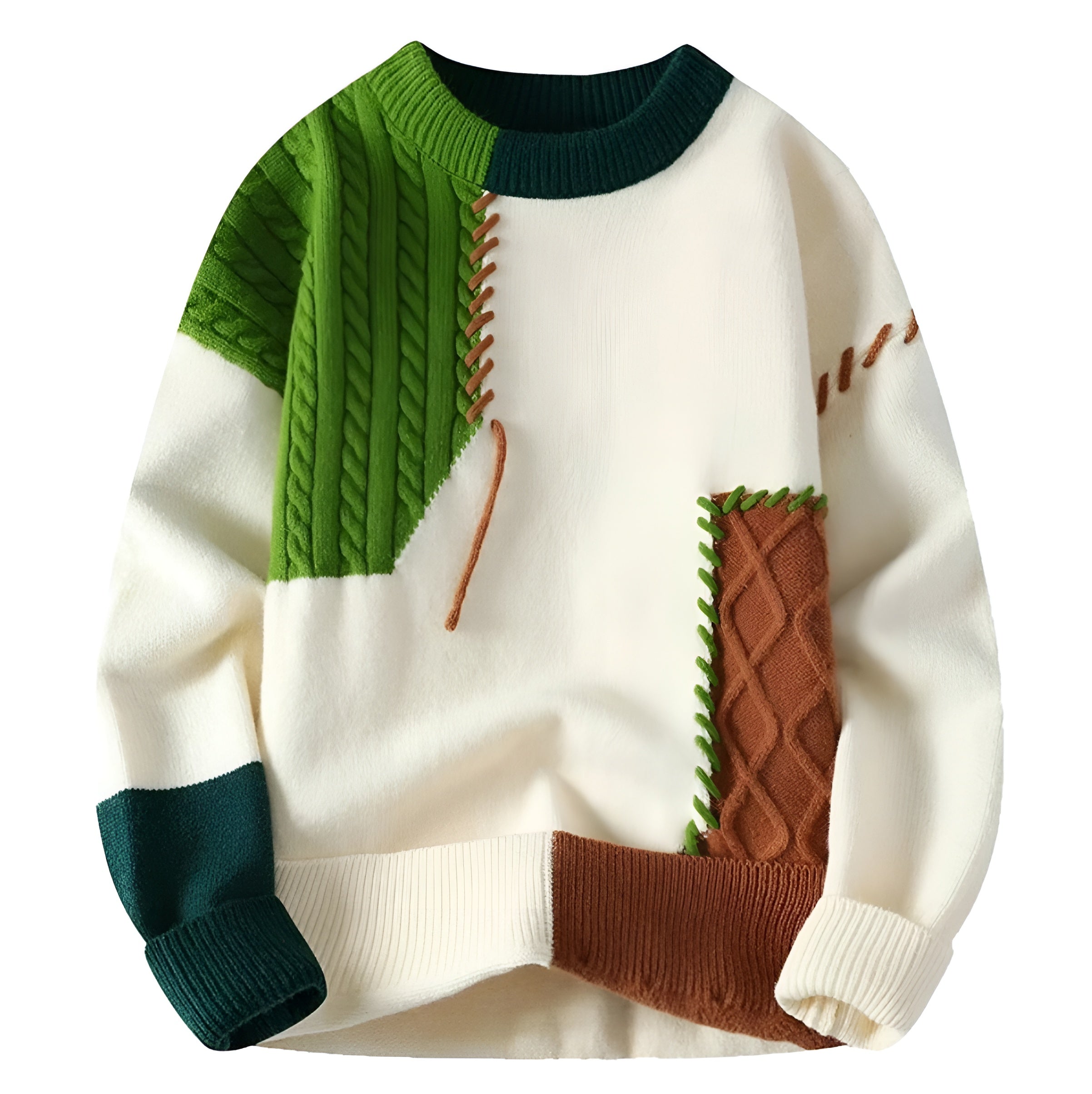 Brown/White / 3XL