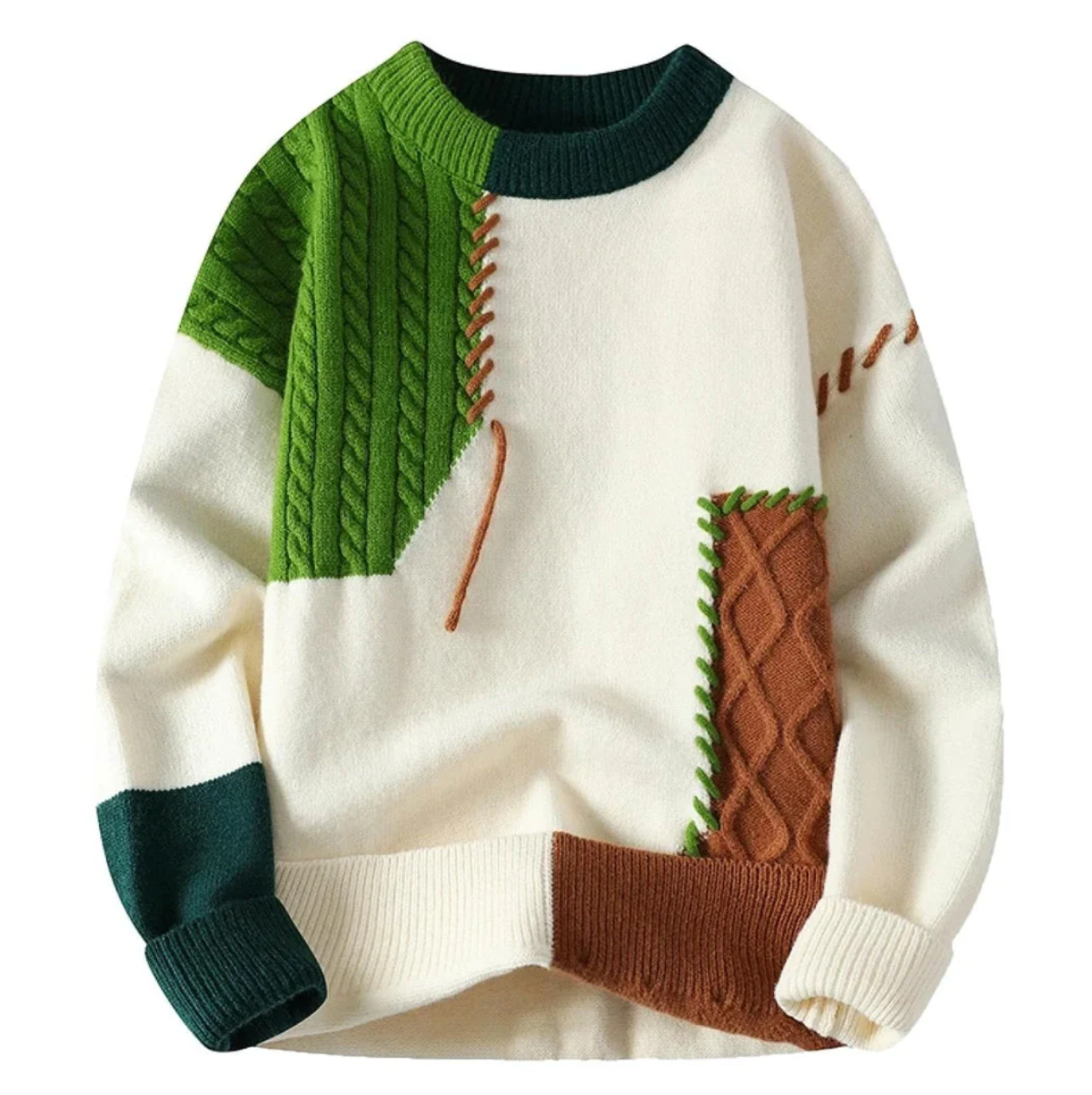 Brown/White / 3XL