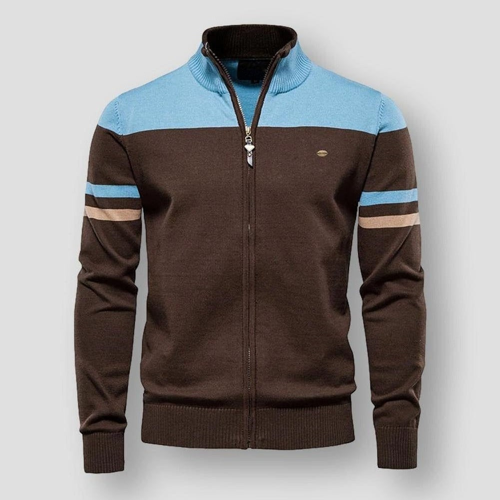 Brown - Light Blue / 2XL