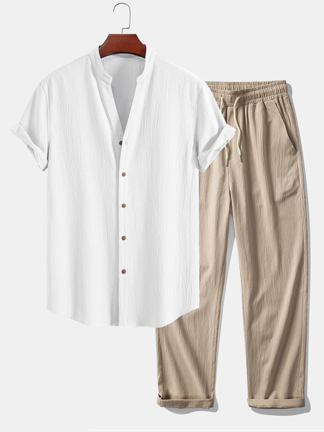White and beige / 2XL