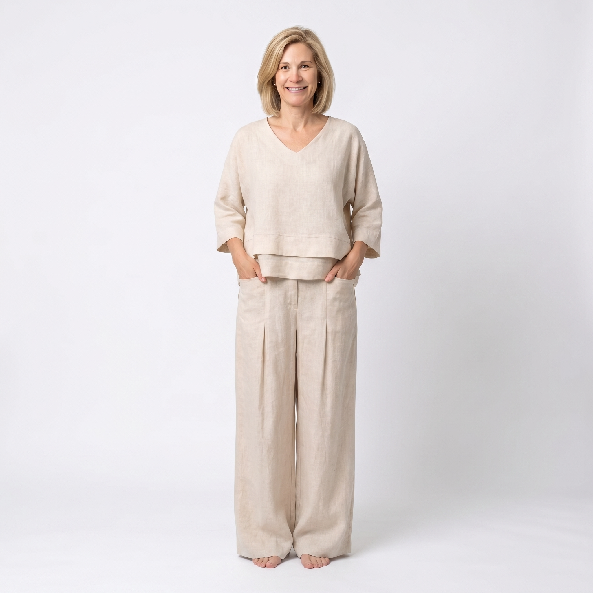 Beige / 4XL
